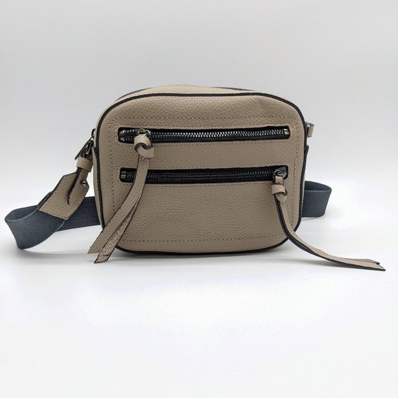 Botkier Handbags - BOTKIER Chelsea pebbled leather women's small crossbody camera bag -LATTE